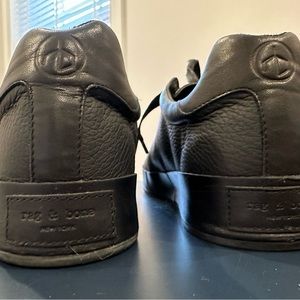 Rag & Bone Black Leather Sneakers Size 11